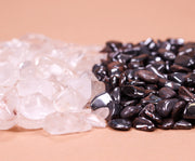 Set Hämatit und Bergkristall Minis